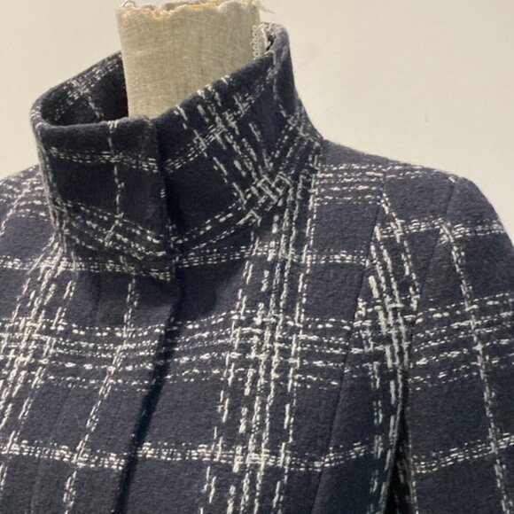 Mossimo Plaid Jacket Blue Wool coat - Picture 11 of 14